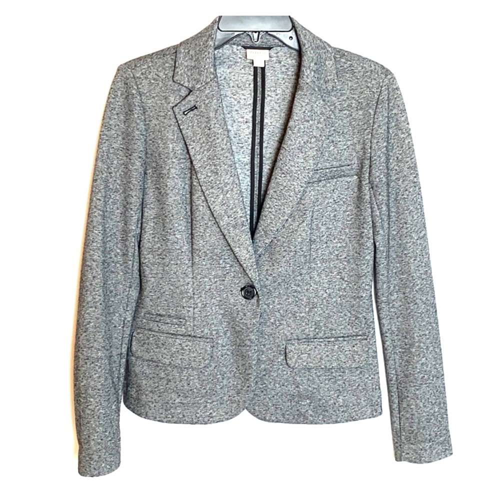 MERONA Gray Tweed Look Blazer Size Small